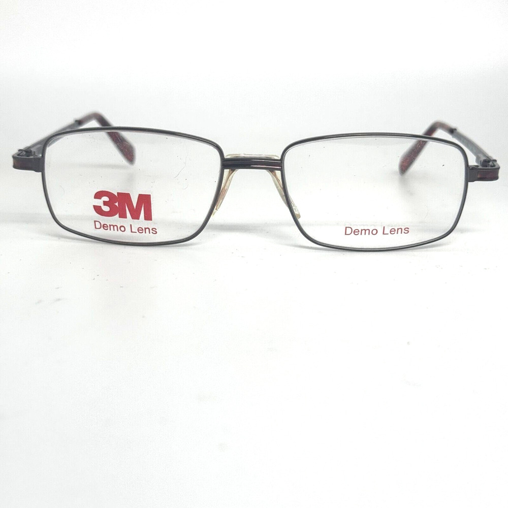 3M Classic 1 BROWN 50-15-130 Brown Metal Full Rim Eyeglasses Frame H15673‎